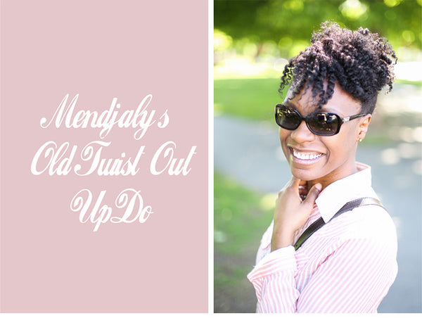 Updo with Old Twist Out