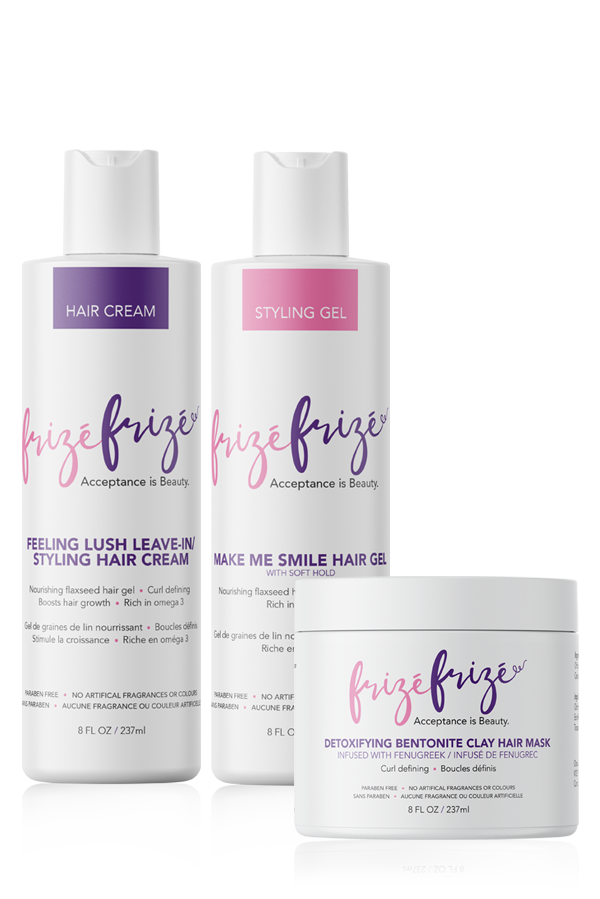 Hair Gel, Cream & Mask Bundle